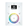 DE3 1024ch, Glass, USB, Ethernet, Color Screen, 500 Scenes, 10 Zones. WD1 White Finish