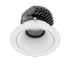 ChromaDMX 4in DMX RGB+TW Downlight, Round Trim, White Finish