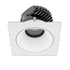ChromaDMX 4in DMX RGB+TW Downlight, Square Trim, White Finish