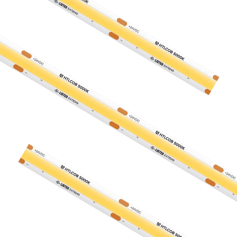 High Output COB Tape Light IP54 5000K 100Ft