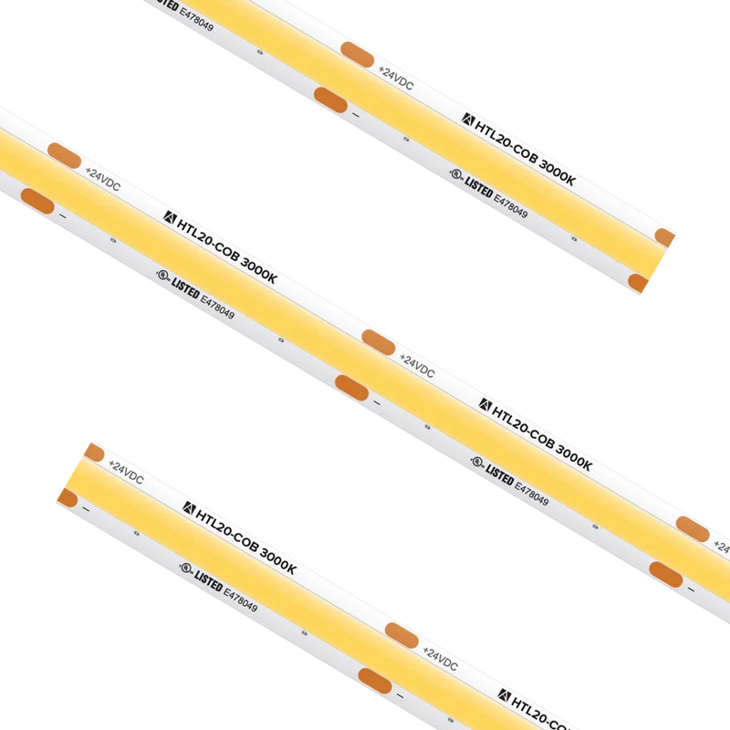 High Output COB Tape Light 3000K 16.4Ft