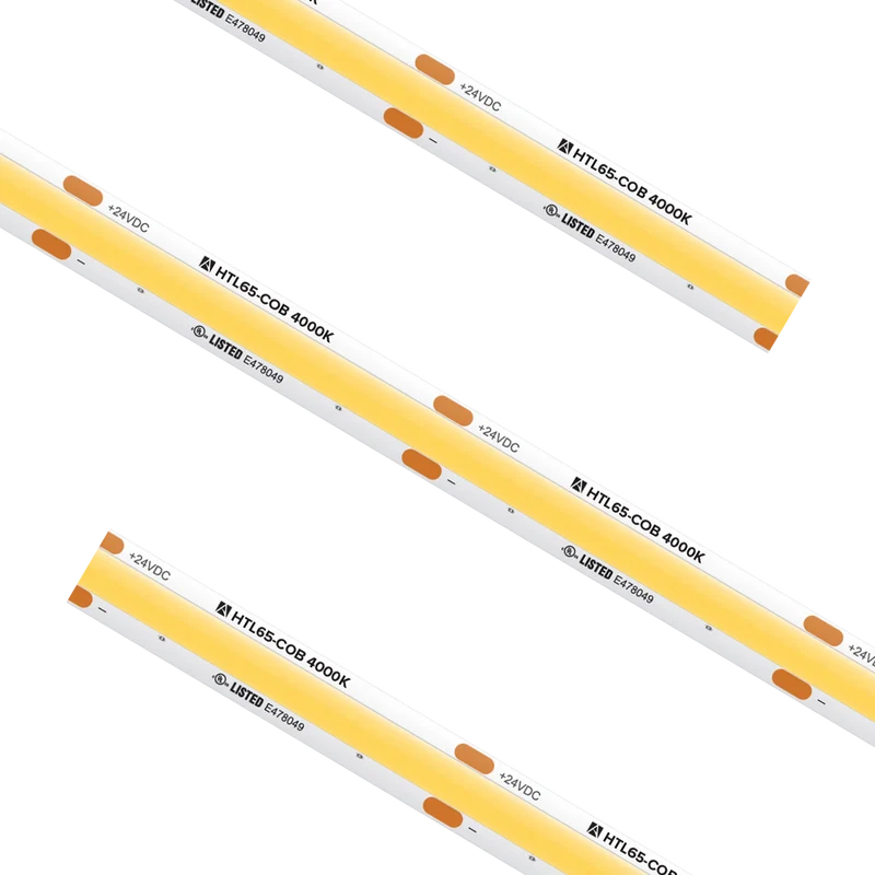 High Output COB Tape Light IP65 4000K Custom Cut