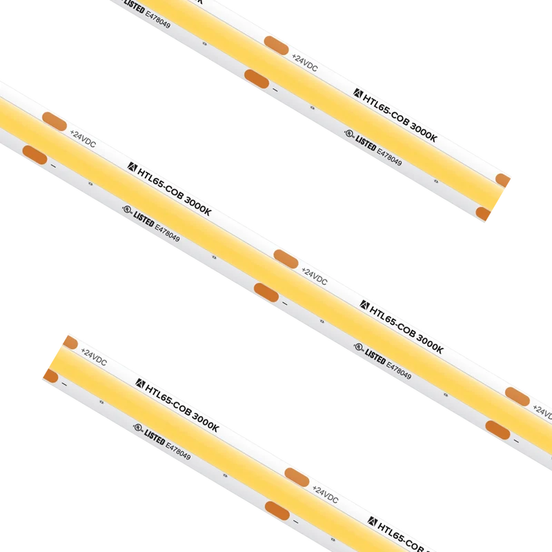 High Output COB Tape Light IP65 3000K 16.4Ft