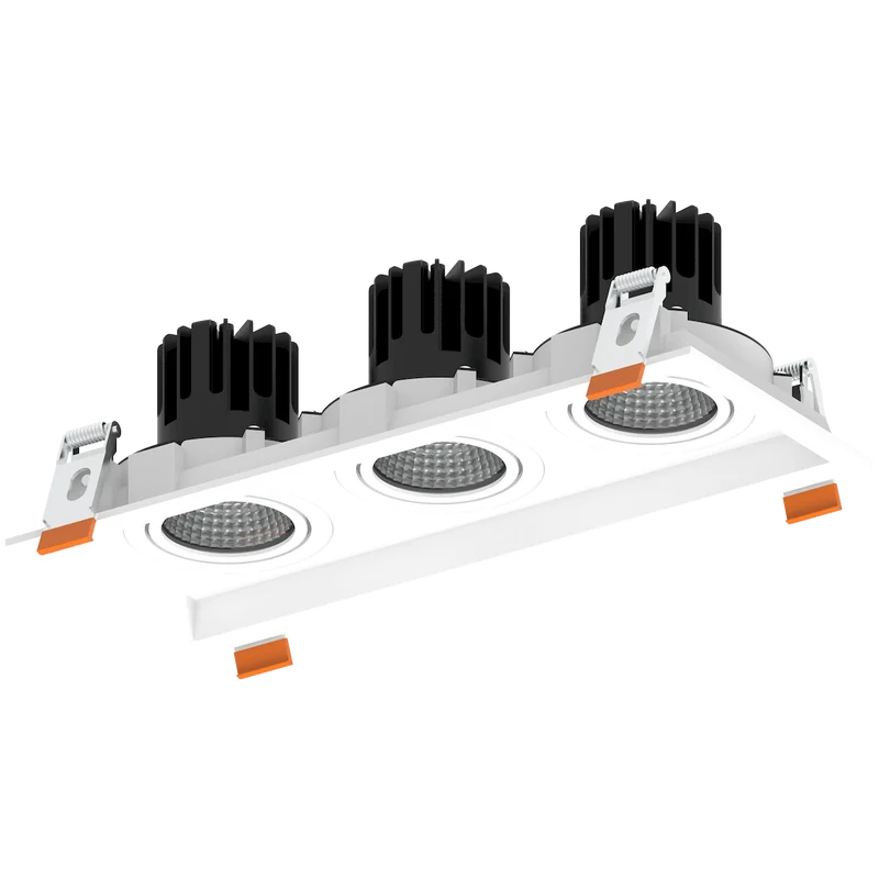 Recessed Multiple 3-Head